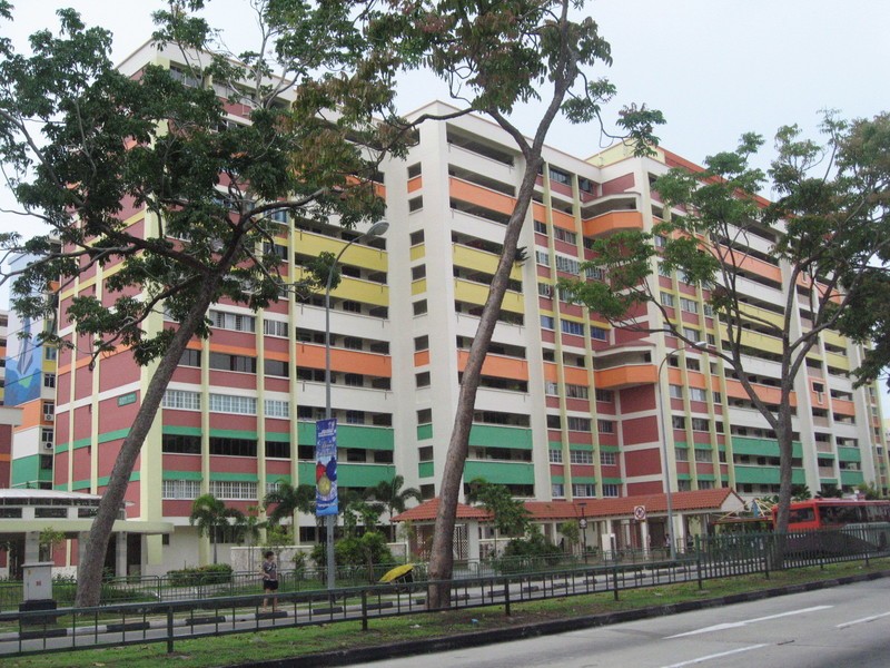 A Singapore HDB apartment block